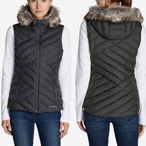 Eddie Bauer Slate Mountain Down Vest | Charcoal Gray | Small